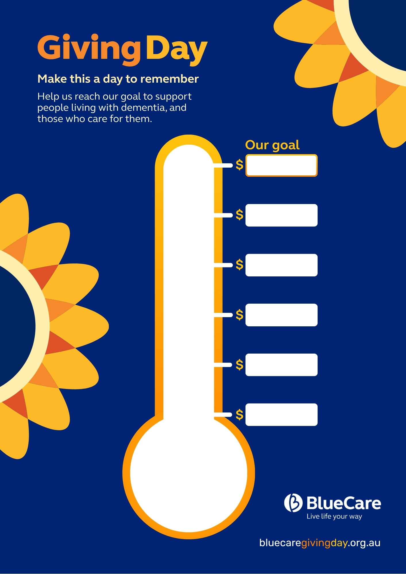 Editable Progress Poster