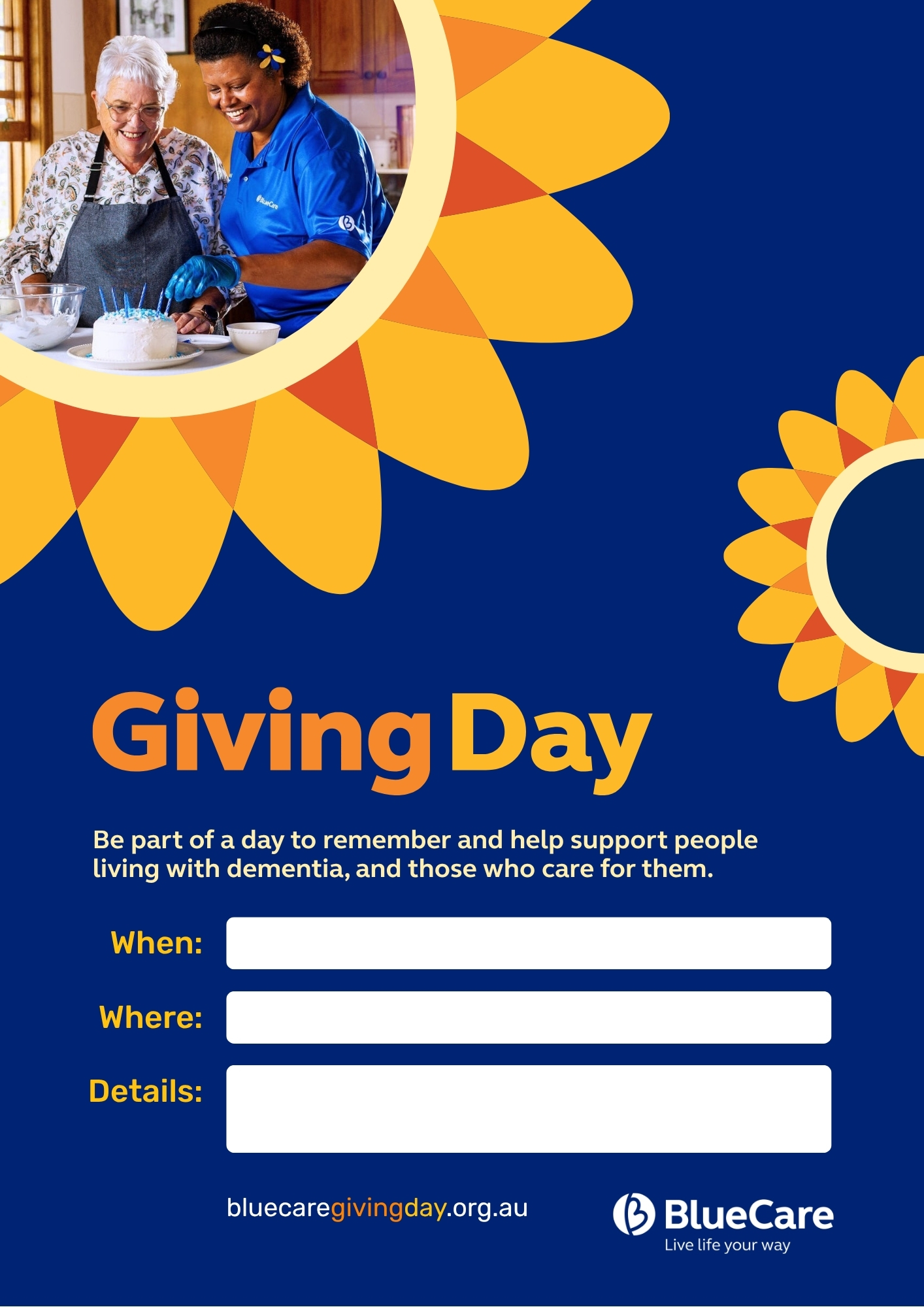 Editable Giving Day Event Poster