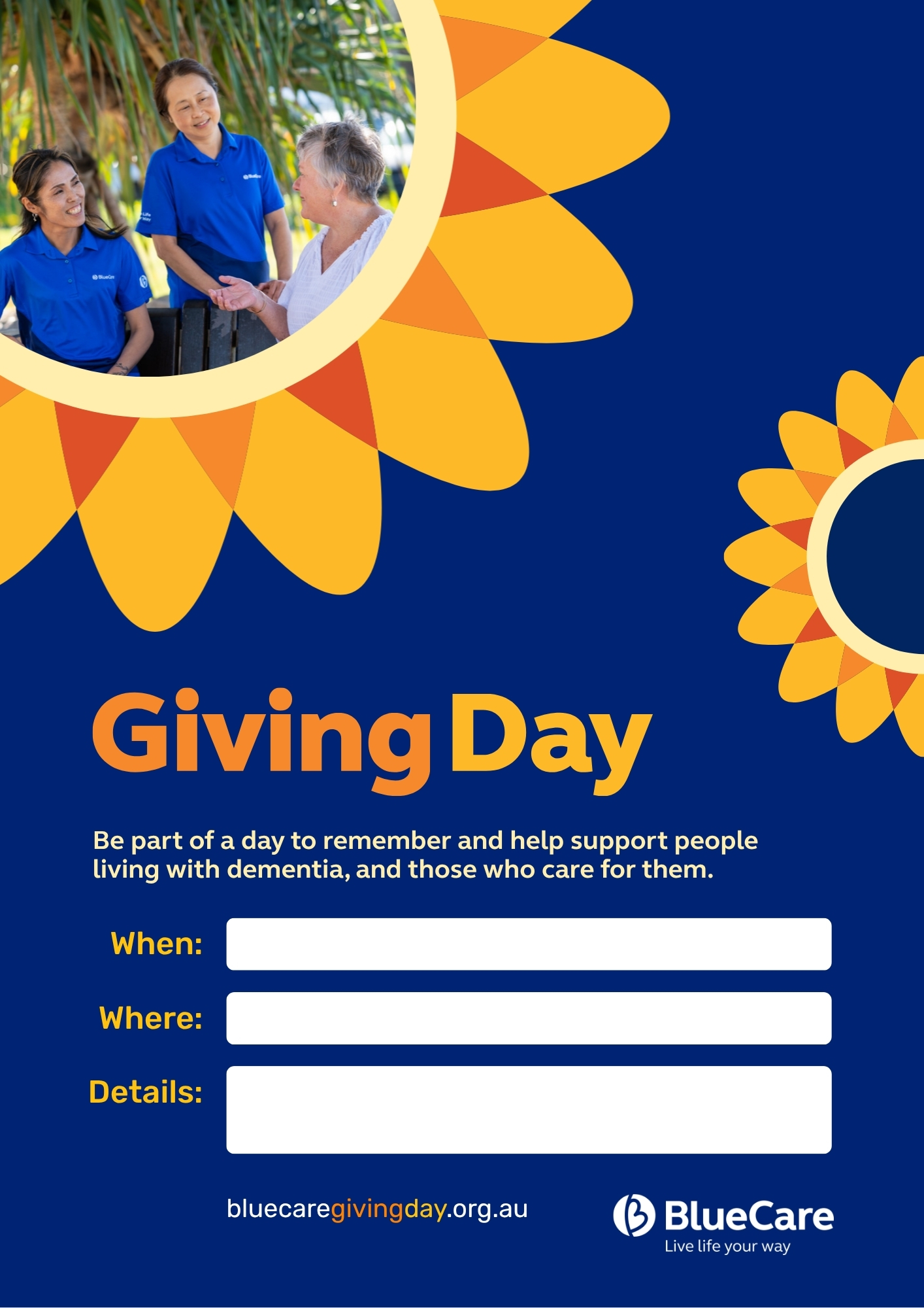 Editable Giving Day Event Poster