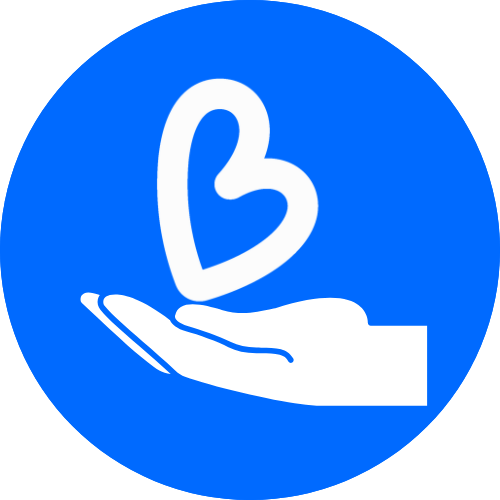 A graphic of a hand holding up a BlueCare-shaped heart A graphic of a hand holding up a BlueCare-shaped heart